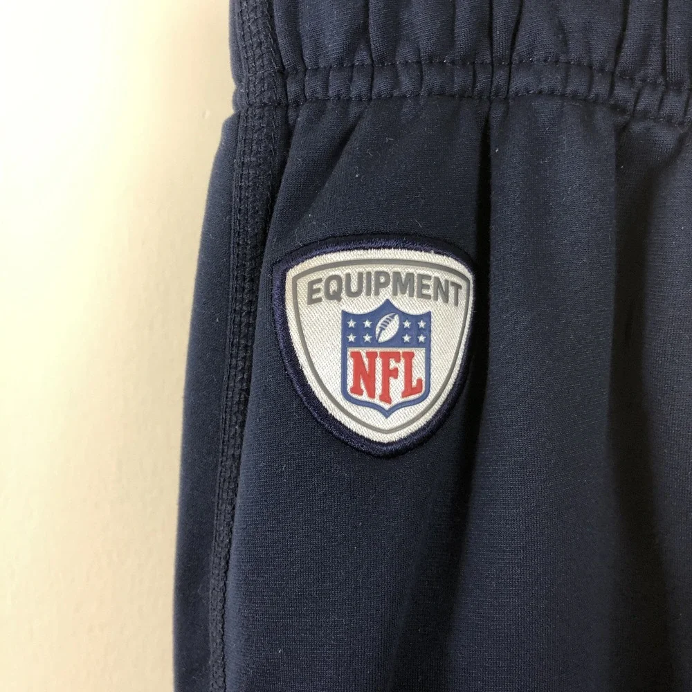 Nike NFL Equipment Dri-FIT Sweatpants Men's L Navy Blue Athletic Training Pants
